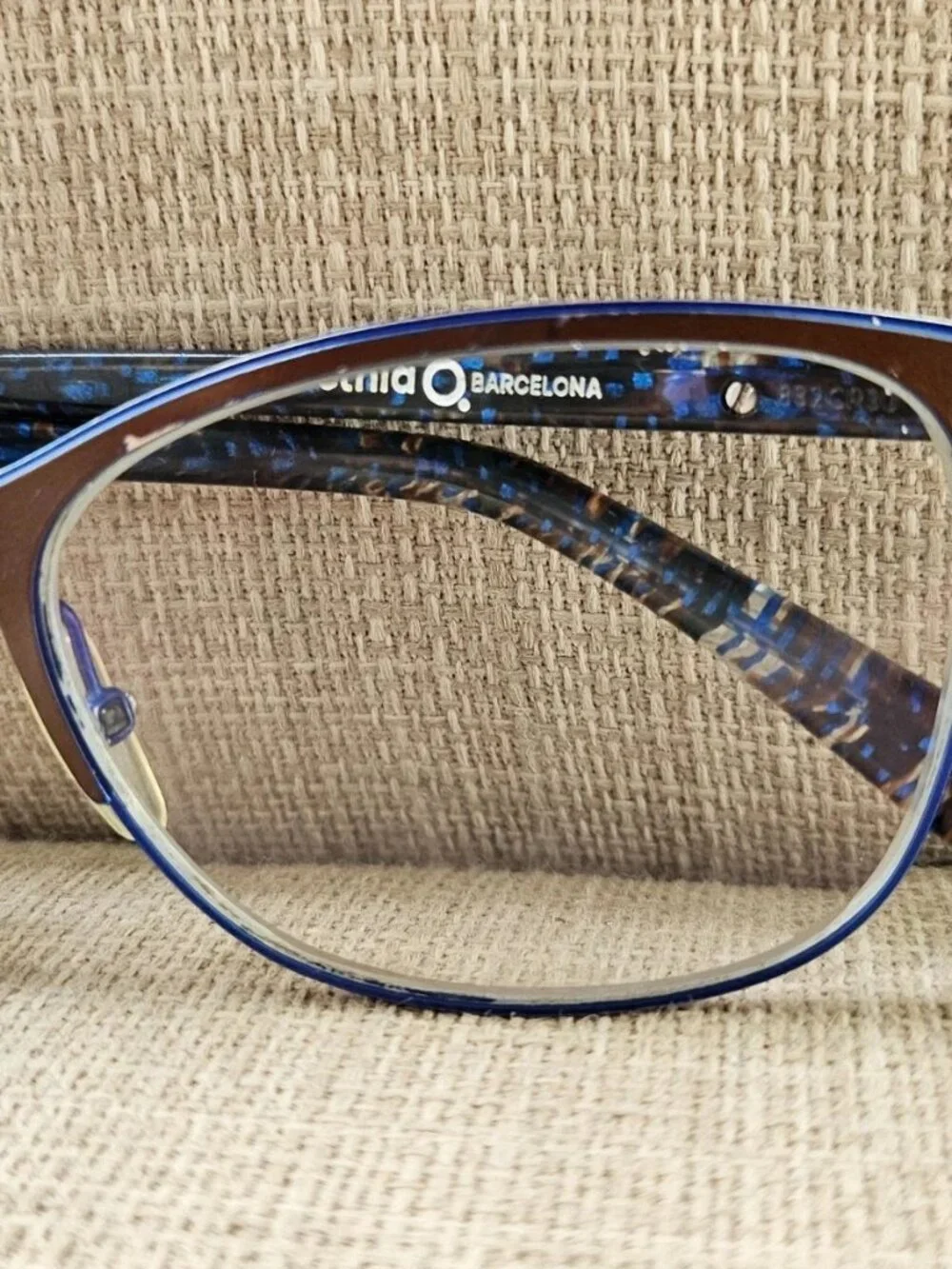 Etnia Barcelona Eyeglasses Frame NORDEN BRBL Eyewear Brown/Blue Glasses Fr